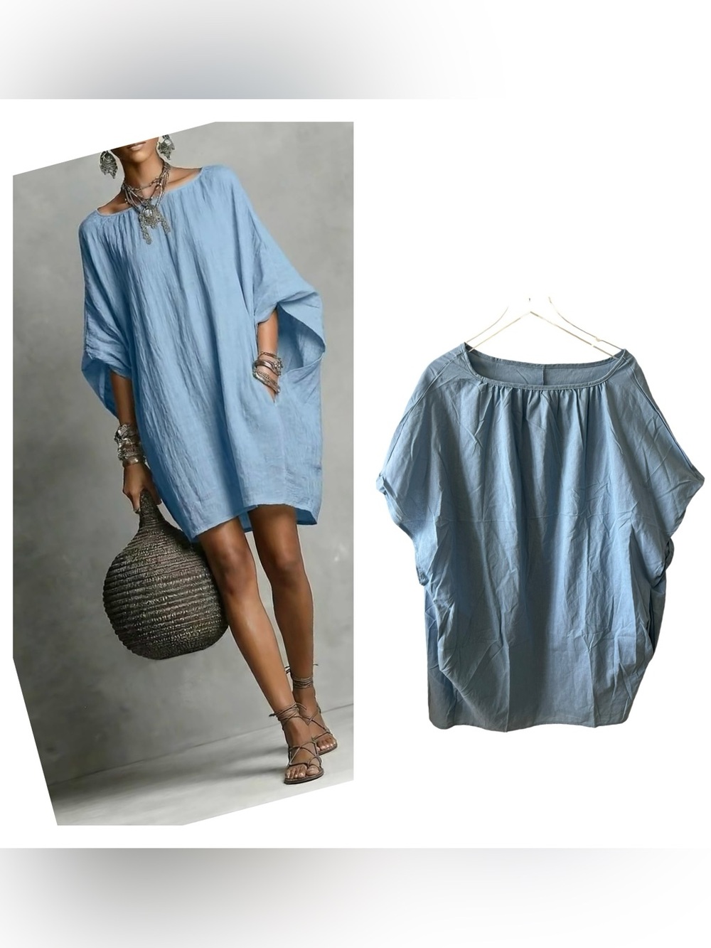 Trending Cocoon Dress Amazon Find Breezy  Light Blue